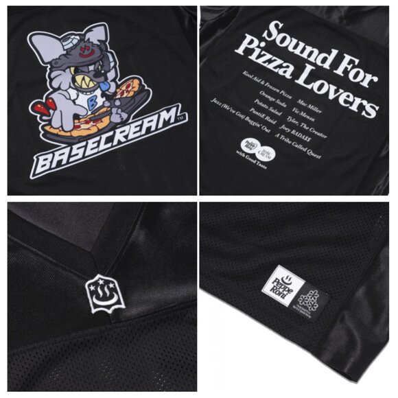 (NWOT) BASE CREAM x PPRN ‘KUKA’ Korea Unisex Football Jersey (Black) - Picture 6 of 16